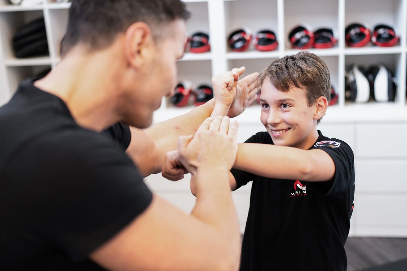 Andreas Brandstätter beim Kindertraining
